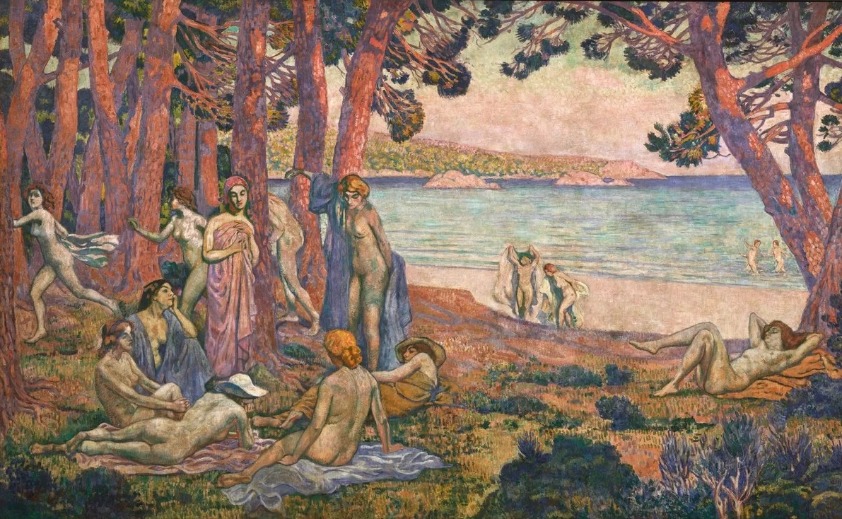 Bagnanti al mare, 1907